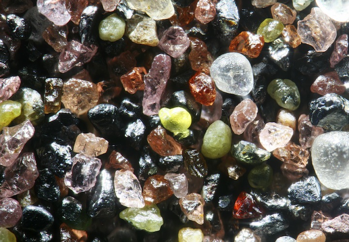 sand magnified