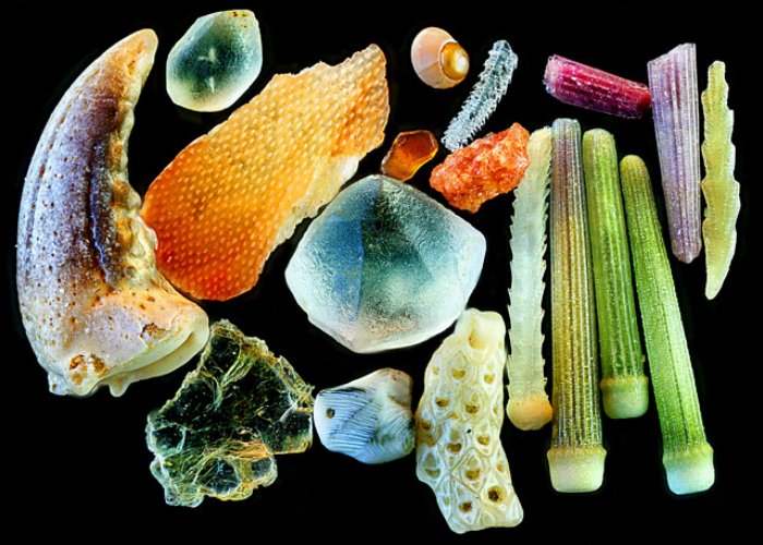 sand magnified