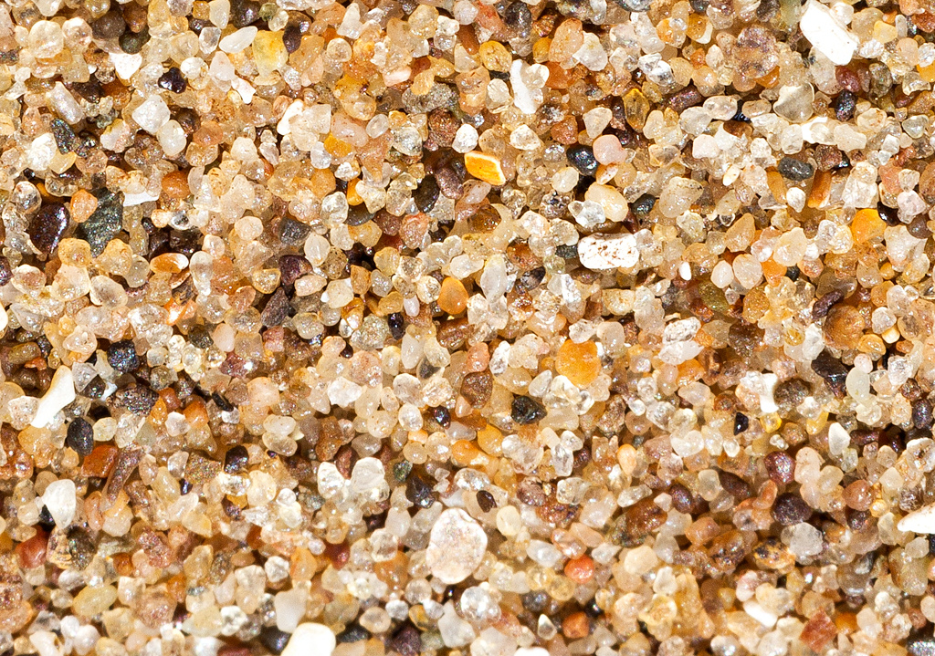 sand magnified