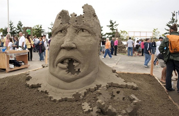 sand sculptures