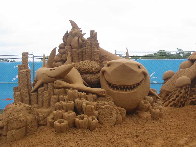 sand sculptures