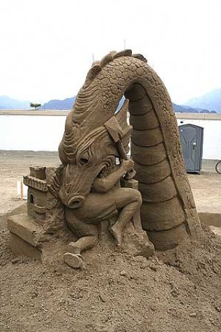 sand sculptures