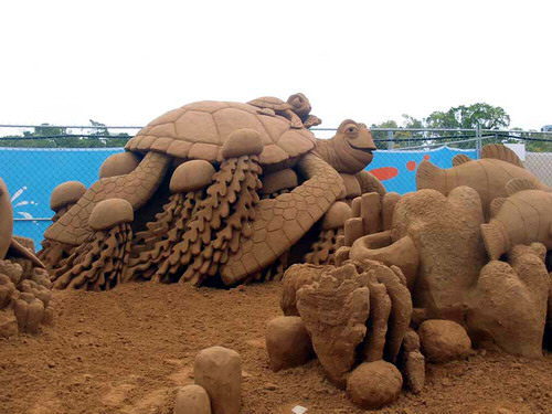 sand sculptures