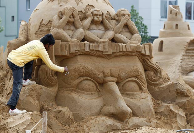 sand sculptures