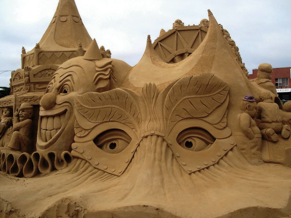 sand sculptures