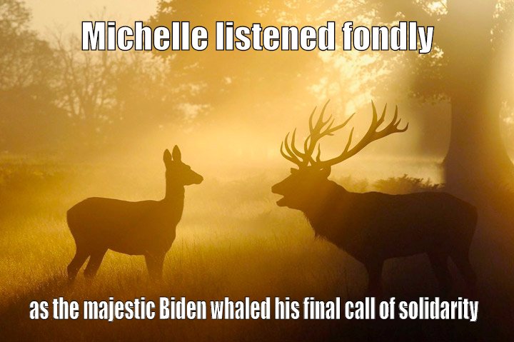 An emotional closing call from the majestic Biden