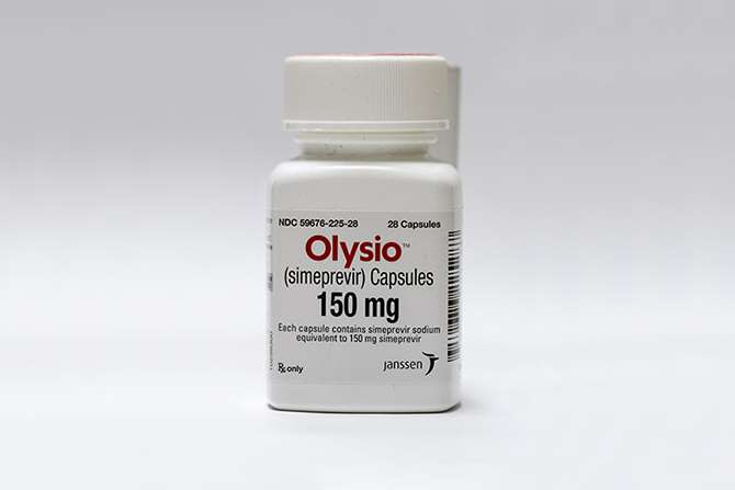 OLYSIO - Typical cost for a 30-day supply: $44,800. Treats Hepatitis C. Approved in November 2014, Johnson & Johnson’s Oylsio was one of the first drugs with high hepatitis C cure rates, but it has since lost market share to competitors such as Sovaldi. More than 3 million Americans, including 5 percent of veterans, have hepatitis C, a potentially deadly liver disease