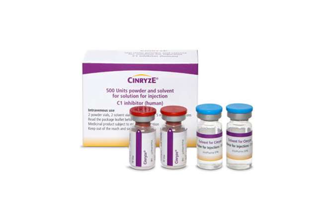 CINRYZE - Typical cost for a 30-day supply: $72,100. Treats Hereditary Angioedema, a blood disorder. Cinryze is the only FDA-approved treatment for HAE, which causes potentially life-threatening extreme swelling to extremities that can last for days. The drug is administered via injection either in a doctor’s office or at home.