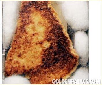 Grilled Cheese Sandwich with the Face of the Virgin Mary- Sold for a staggering $28,000 in 2004, the grilled cheese sandwich is said to have magical powers and was left untouched by mold for more than a decade, according to the woman who made it.