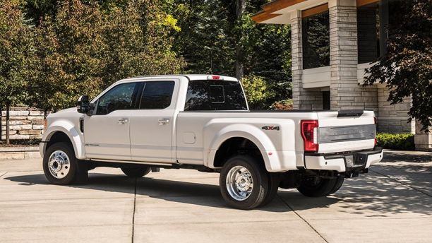 All of the Super Duty Limiteds come loaded with a long list of standard features that includes a 360-degree camera system, adaptive cruise control, panoramic moon roof, unique two-tone Camelback leather upholstery, a microfiber suede headliner and a 6.7-liter V8 diesel engine.