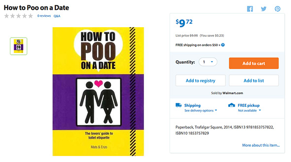 A book on how to poop on a date.