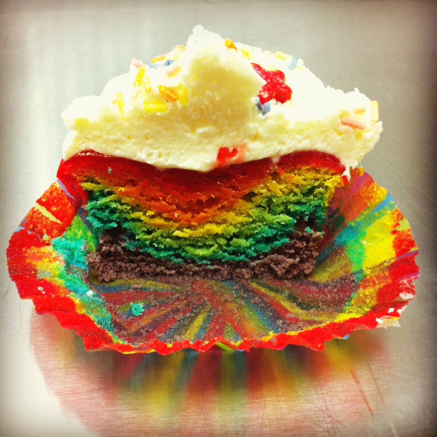 Rainbow Cupcakes!
