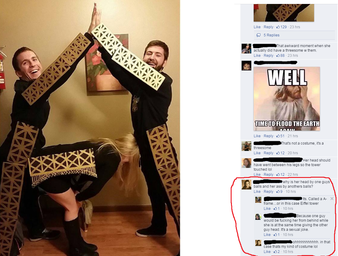 And that, my friends, is the best Eiffel Tower costume you'll ever see.