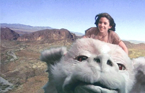 FALKOR! The magical dragondog creature from the 1984 movie The Never Ending Story, by far the coolest dog.