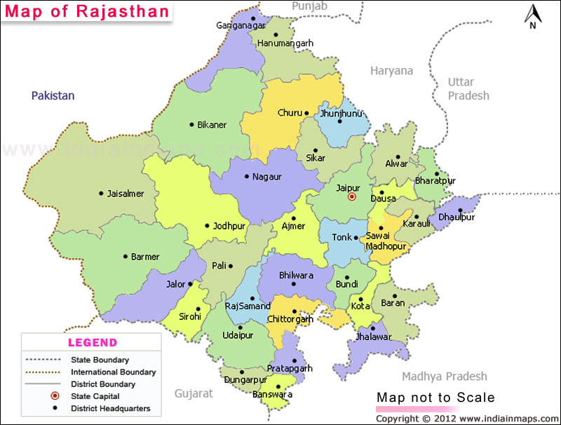 District Map Of Rajasthan   83116453 