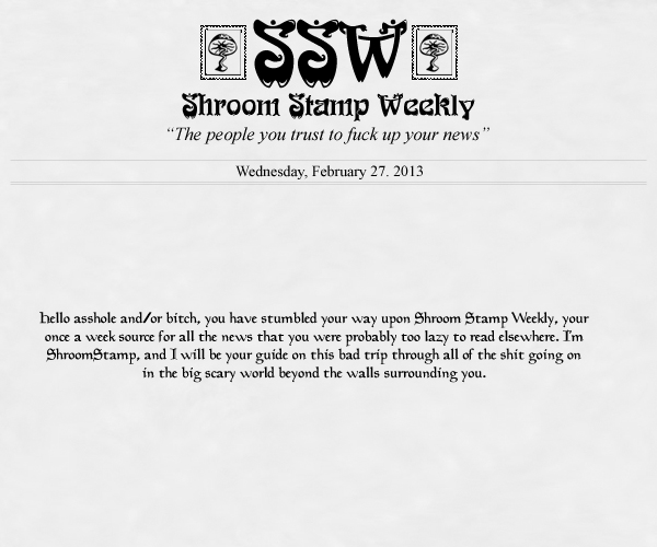 Shroom Stamp Weekly