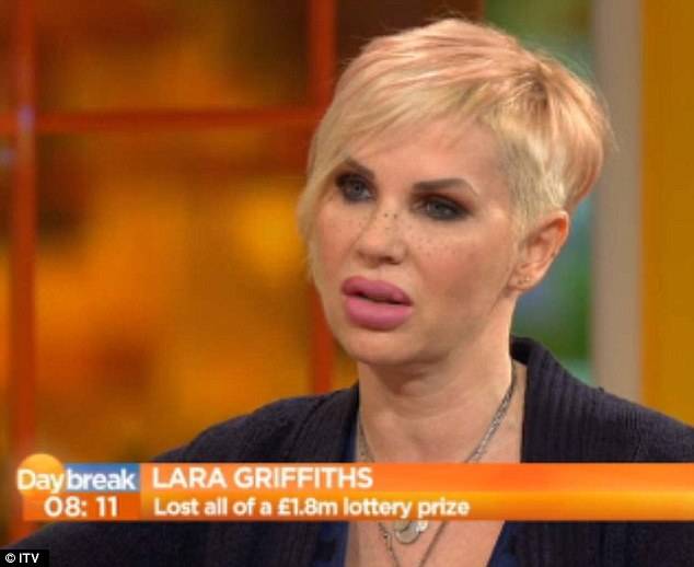 Lara Griffiths had a rough time after she and her husband won £1.8 million from the lottery. After buying a £800,000 barn conversion (whatever that is), a couple of cars (duh, of course), and a few exotic vacations, a fire broke out on New Year's 2010 and that was the beginning of the end. Lara and her husband we underinsured, and their relationship buckled under the strain of their losses.
