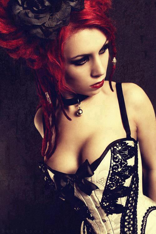 sexy gothic girls red hair