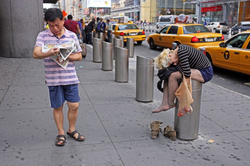 People On The Streets Of New York