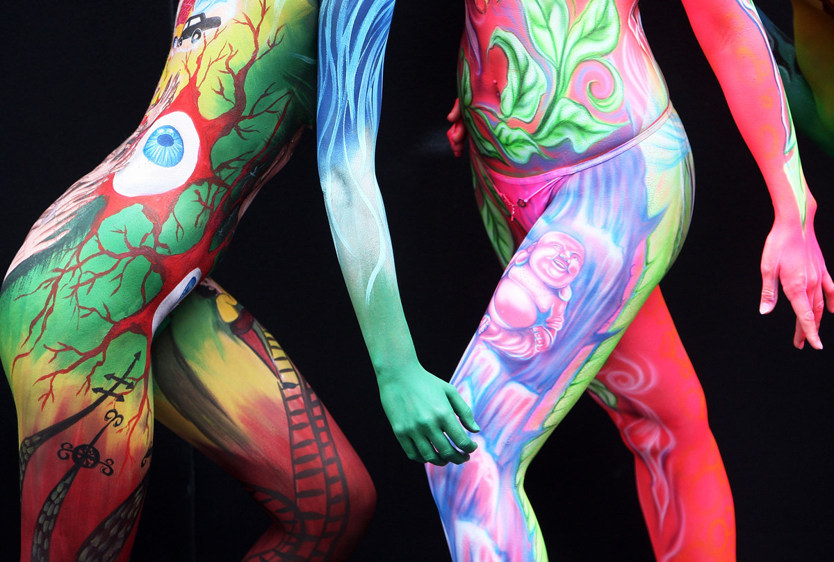 Intricate Body Paints