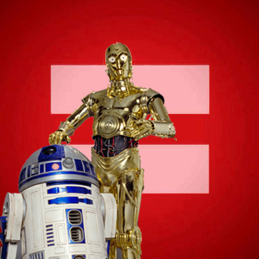 Gay lifeforms are fighting for their equal rights. Lets not forget about droids!