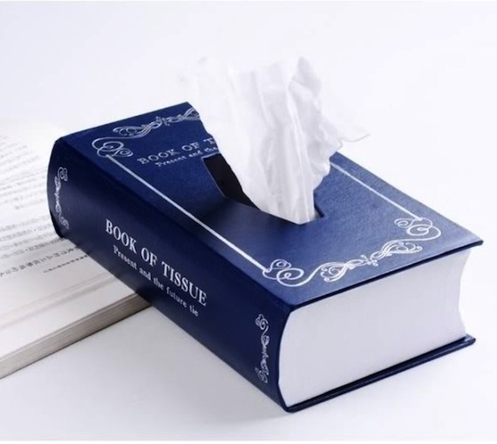 Book Style Tissue Box