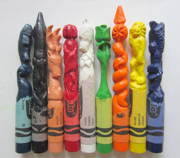 Crayon Art Sculptures