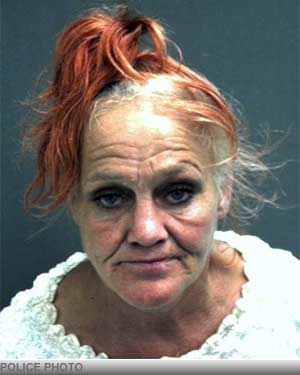 mugshot of ugly woman - Police Photo