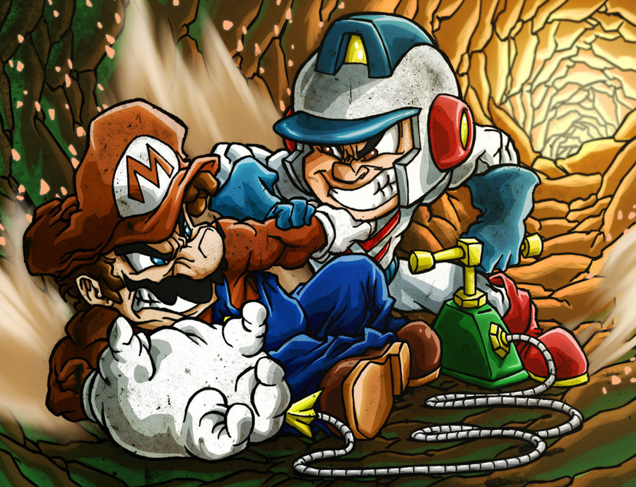 Mario vs. Dig Dug