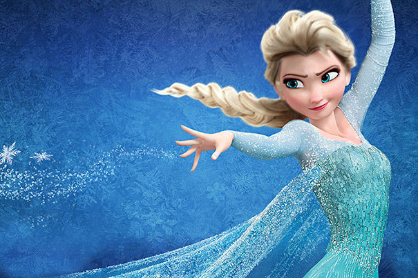 Elsa with her roots showing