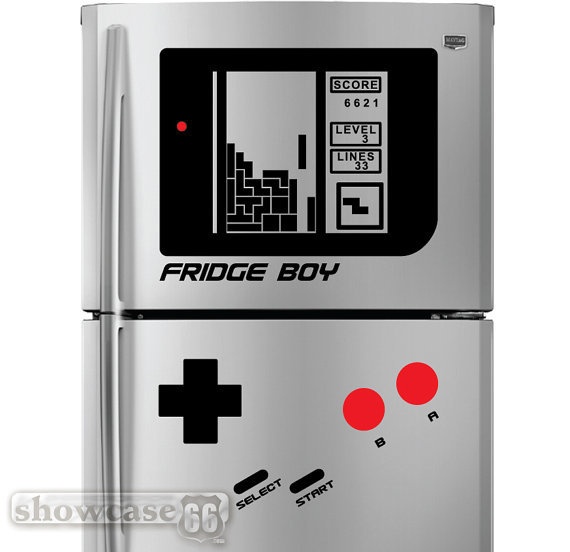 Gameboy fridge decals