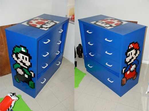 Mario and Luigi dressers