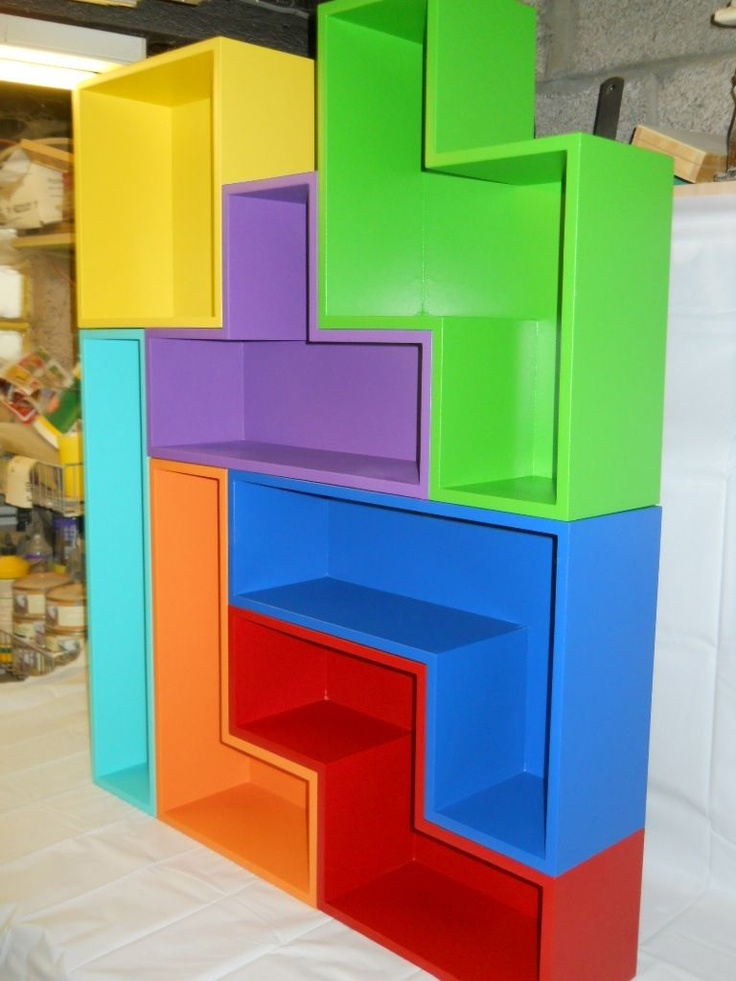 Tetris shelves