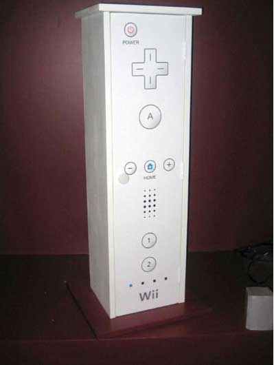 Wii controller cabinet