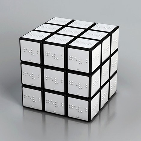 Braille Rubiks cube