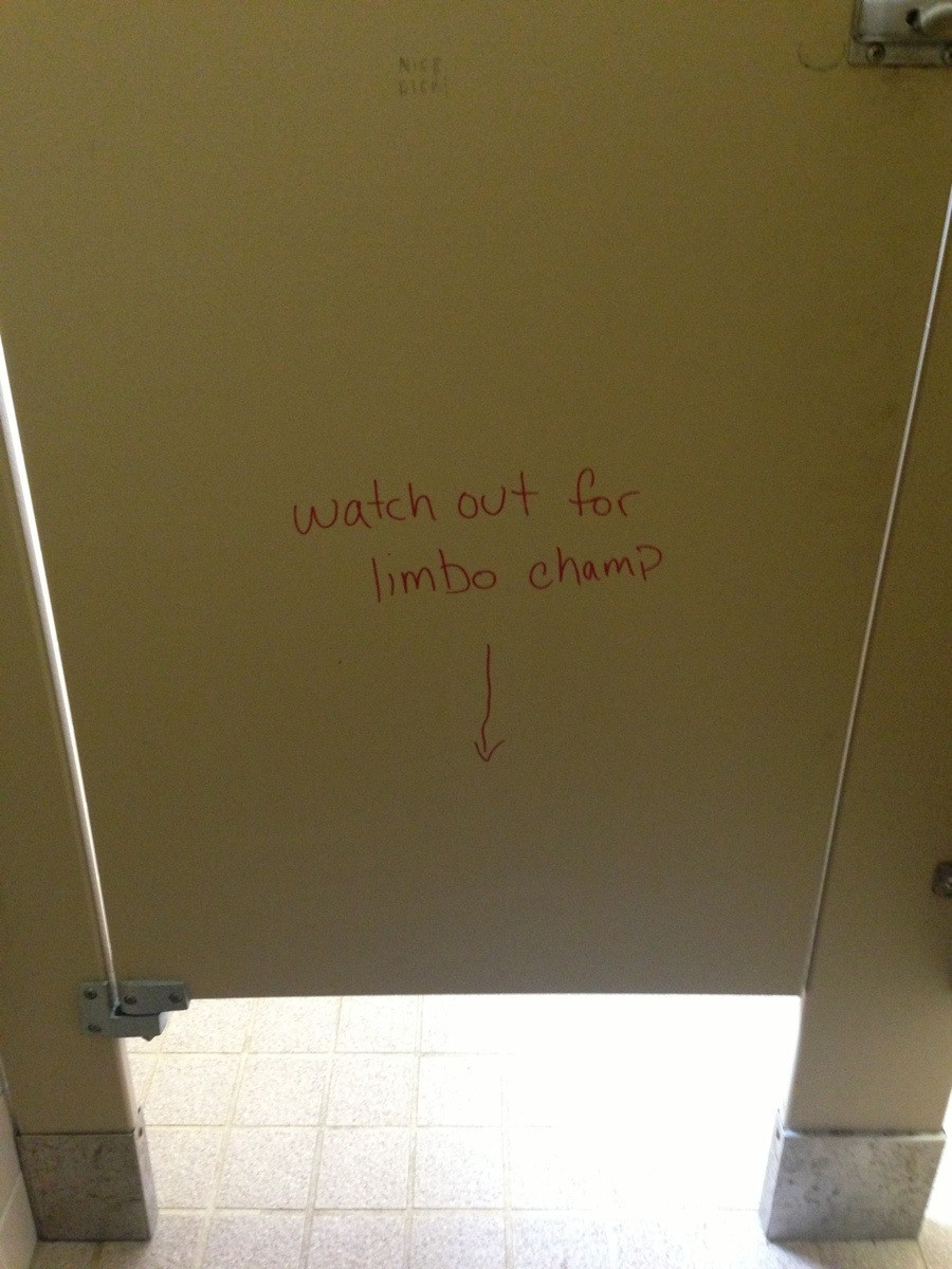 Funny Bathroom Stall Graffiti