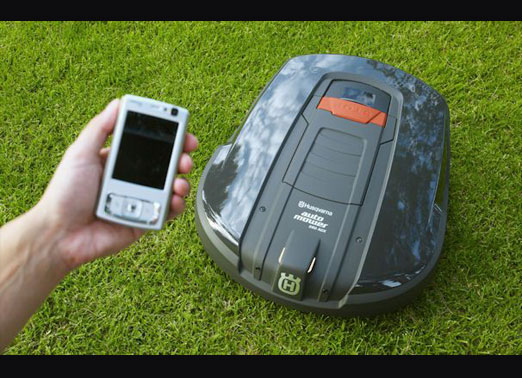 Remote controlled lawn mower