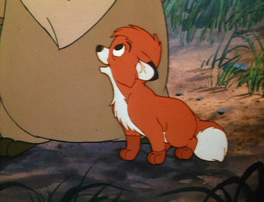 Producer of The Fox and the Hound, Wolfgang Reitherman, brought his pet fox in as reference for the animators.