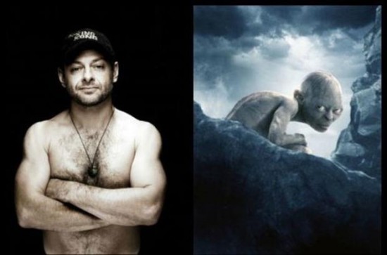 Andy Serkis as Gollum and Smeagol