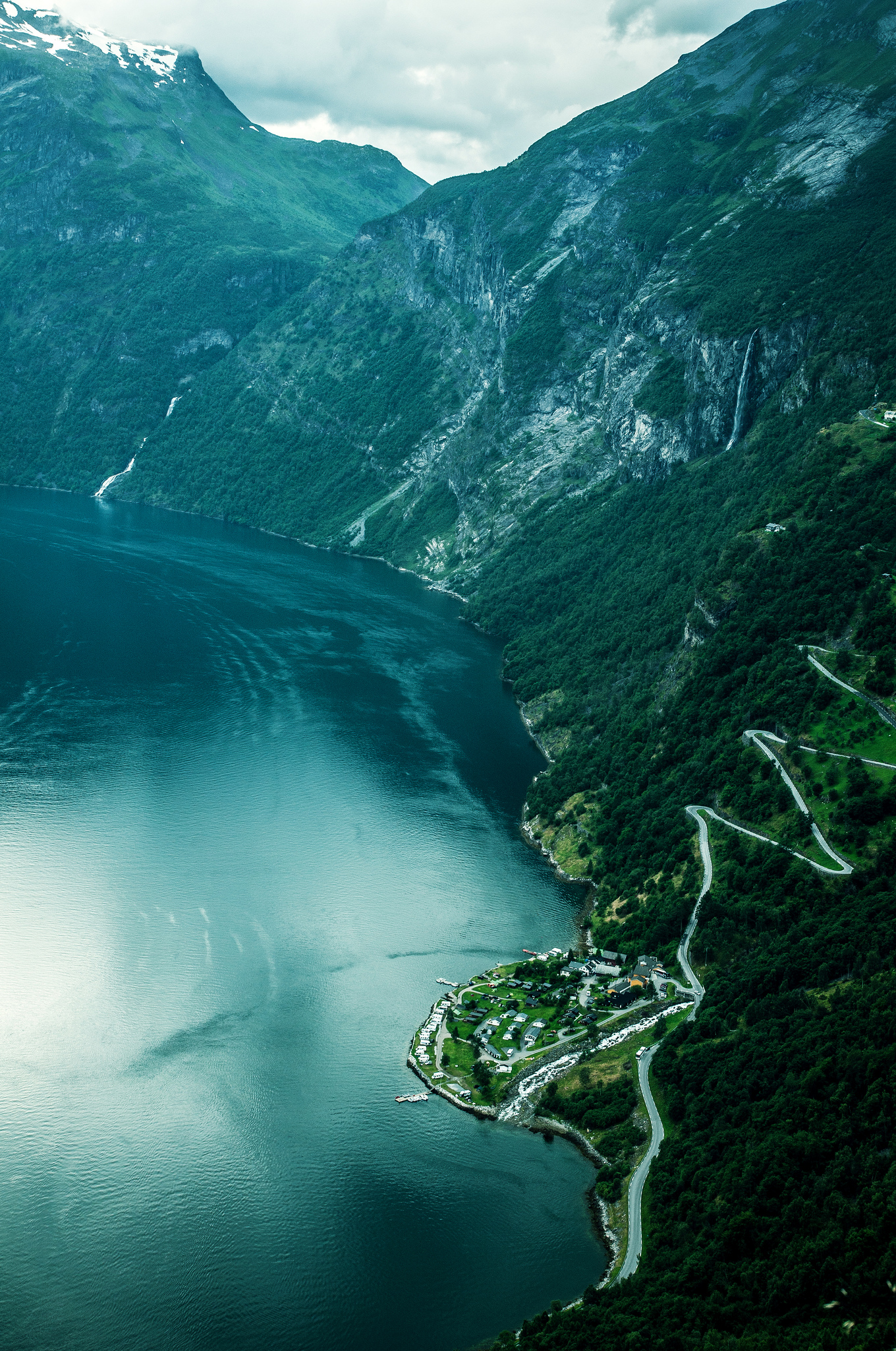 Geiranger fjord and Eagle Road, Norway