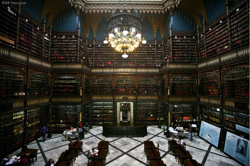 Portuguese Library in Rio de Janeiro, Brazil.