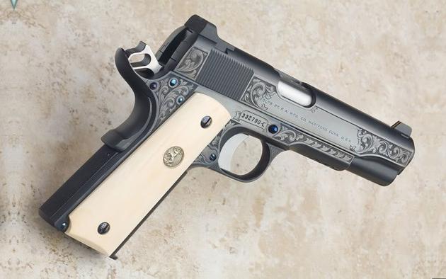 beautiful engraved handguns