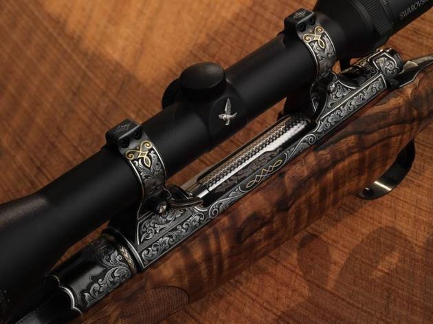 custom engraved rifle