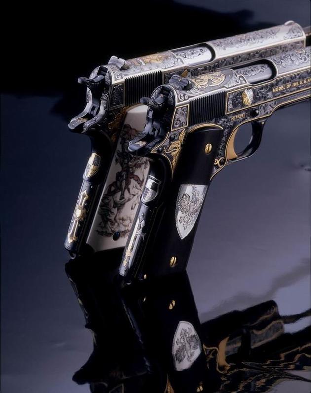 engraved guns - Usa Model Of