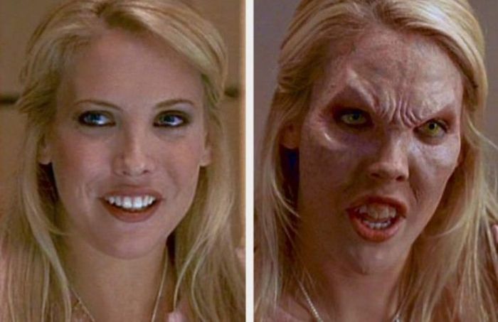 Before and After Horror Makeup