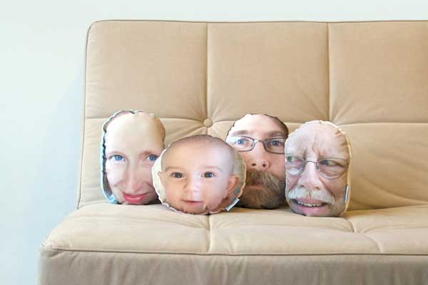 30.00 on pillowmob.com... Customized face pillows