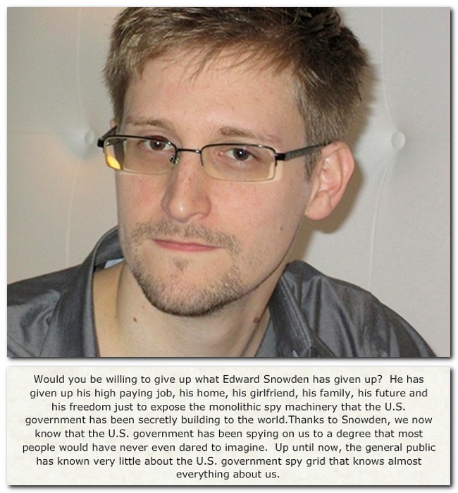 There is a groundswell of support building up for Edward Snowden who is treading where most of us fear to go!