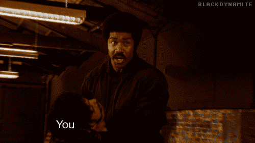 you done fucked up now gif - Black Dynamite You