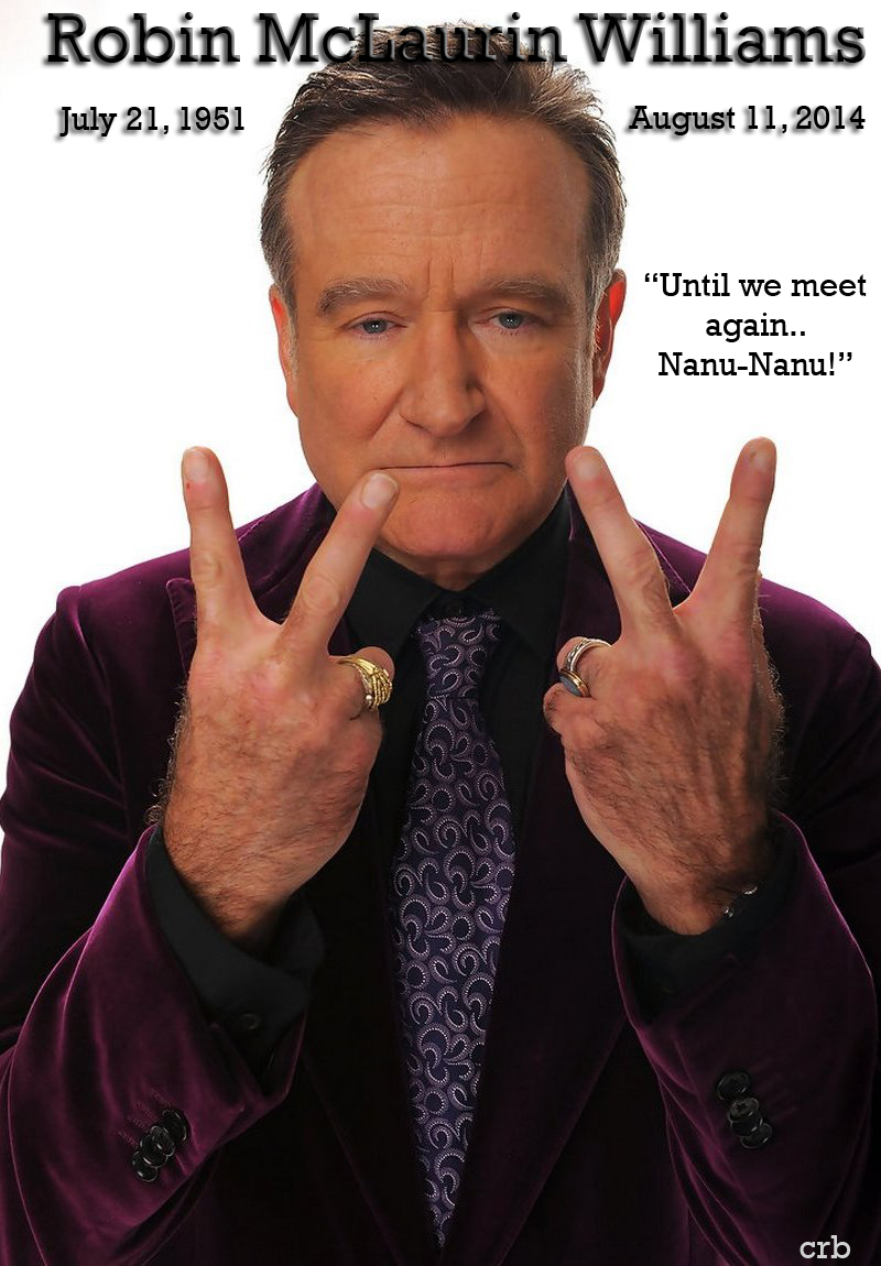 Just a little something i worked up in memory of Robin Williams. He will be missed. RIP.