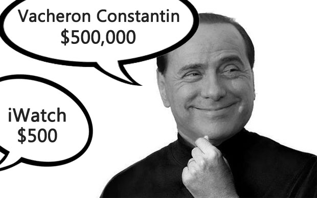 What does Silvio Berlusconi think about Apple's iWatch?